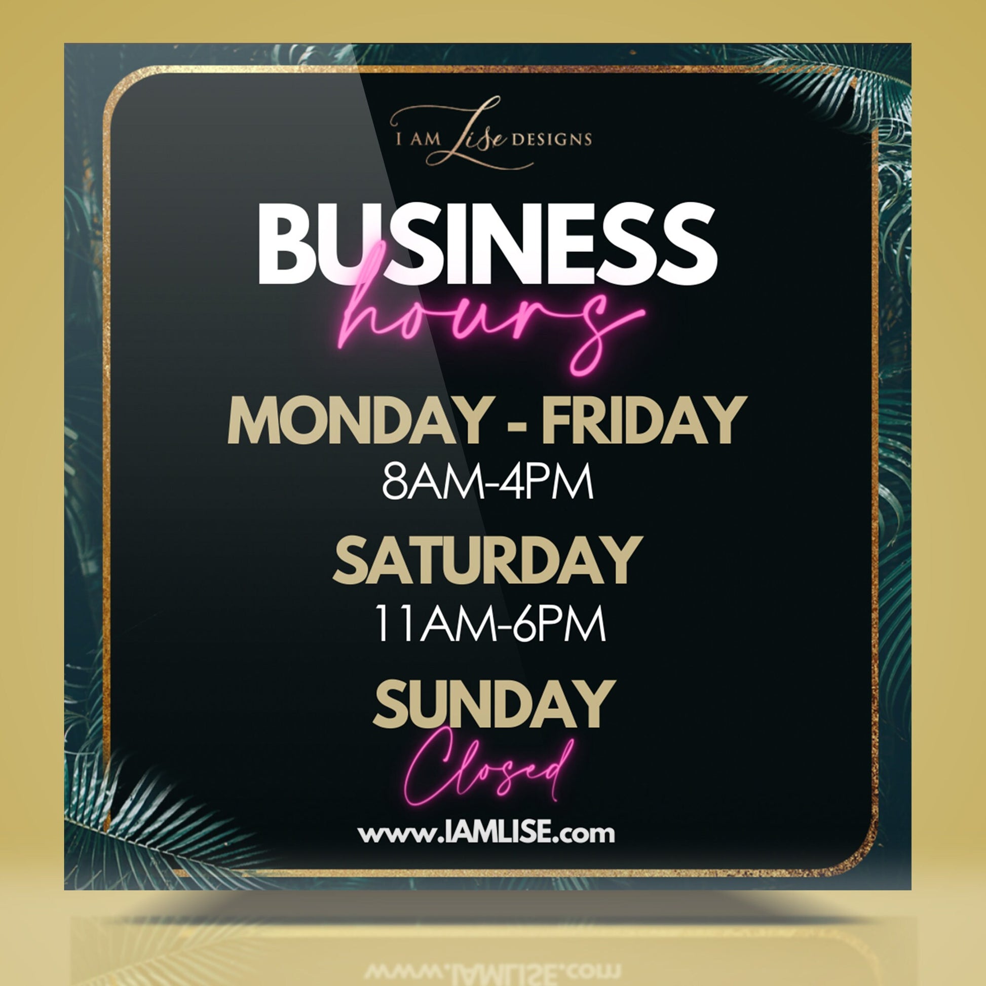 Business Hours, Business Templates, Canva Templates, Business Canva, Instagram Post, Marketing Template, Email Template