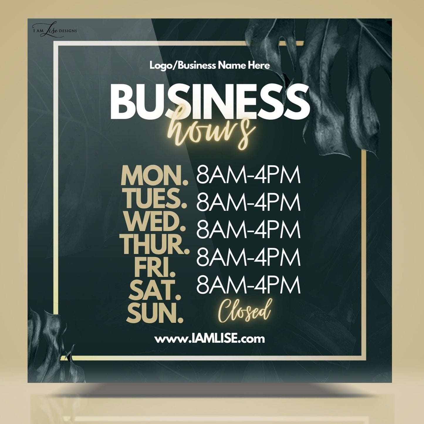 Business Hours, Business Templates, Canva Templates, Business Canva, Instagram Post, Marketing Template, Email Template