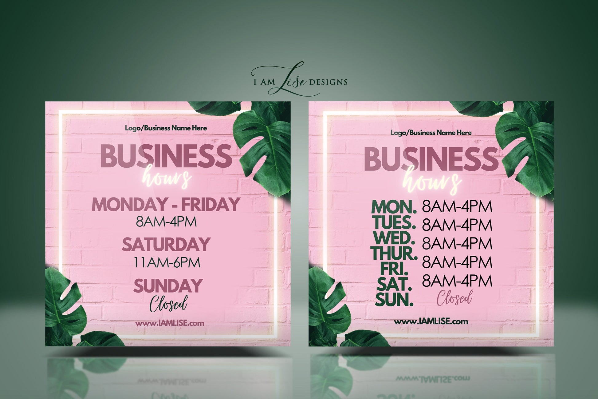 Business Hours, Business Templates, Canva Templates, Business Canva, Instagram Post, Marketing Template, Email Template