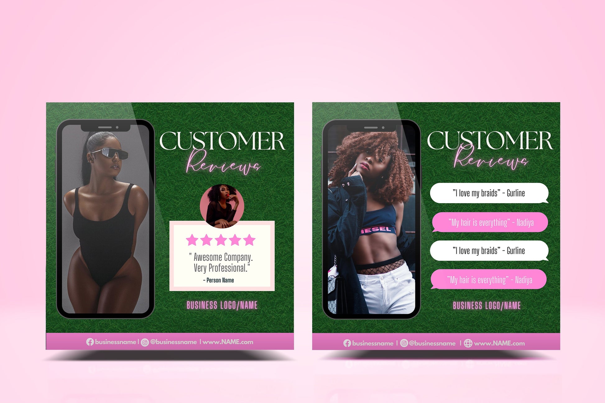 Client Review, Client Template, Business, Testimonial, Canva Templates, Business Canva, Instagram Post, Testimonial Template, Reviews