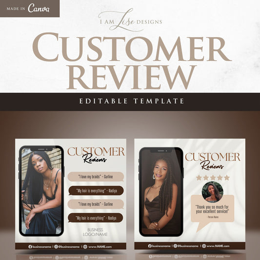 Client Review, Client Template, Business, Testimonial, Canva Templates, Business Canva, Instagram Post, Testimonial Template, Reviews