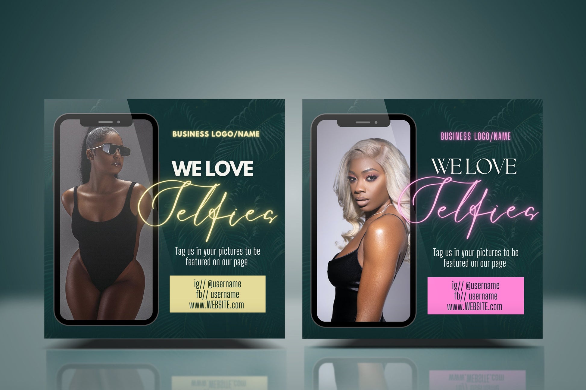 Tag Us In Your Selfie Flyer, DIY Tag Us, Selfie Flyer, Sale Flyer, Instagram, Selfie Cam, Social Media Flyer, Canva Template