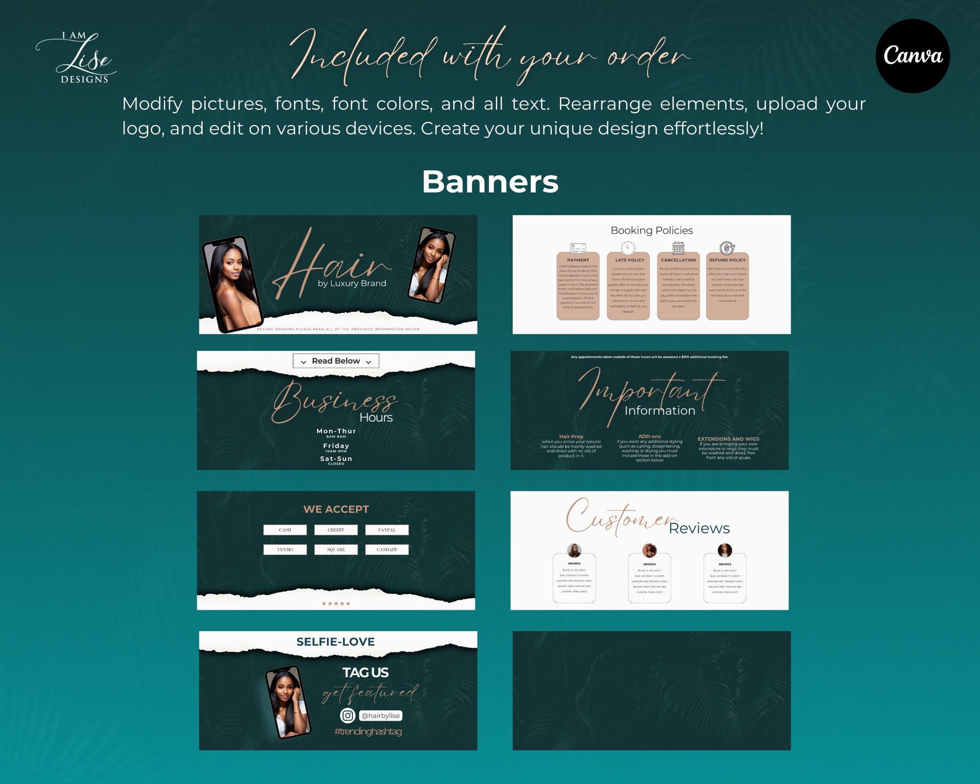 Wix Website Template, Tropical Template, Website Template, Hair Website, Beauty Template, E-commerce Chic Template, Nature, Store Template